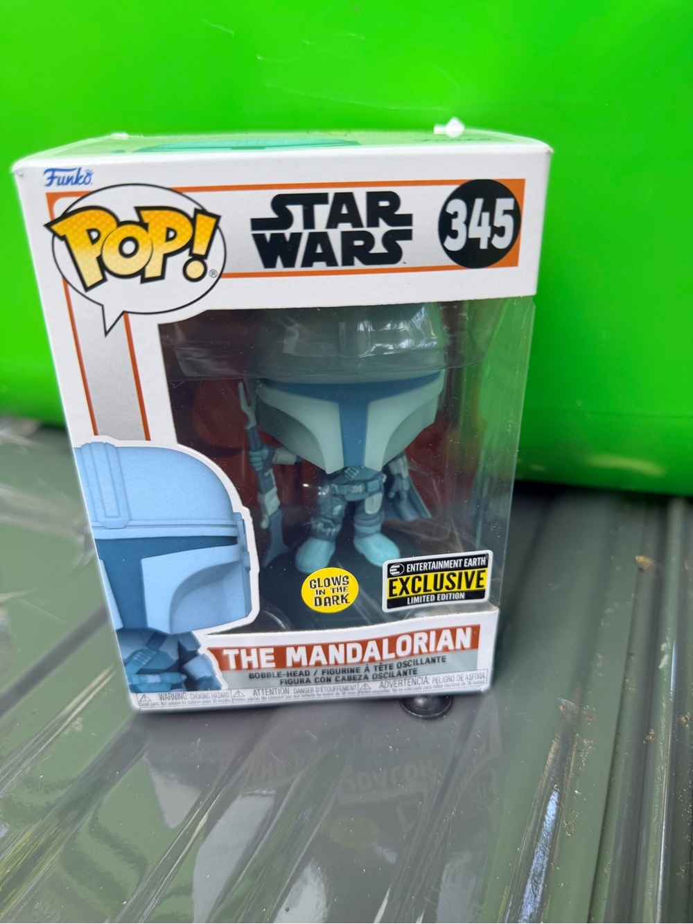 Funko The Mandalorian Pop! Vinyl - Blue‎ Glow Exclusive #345